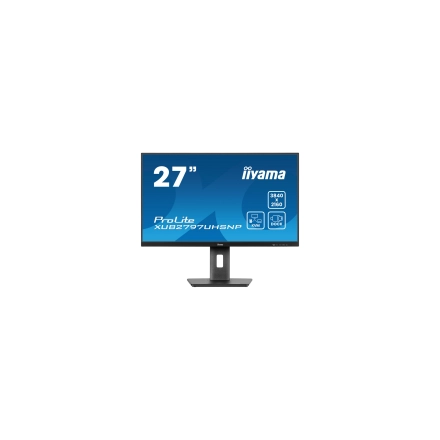 27" IPS-panel, 3840x2160 UHD, USB-C Dock (96W PD, LAN, DP-OUT, USB 3x3.2+1xC(15W)), 4ms, 15cm height adj. stand, 350cd/m2, HDMI, DisplayPort, Speakers