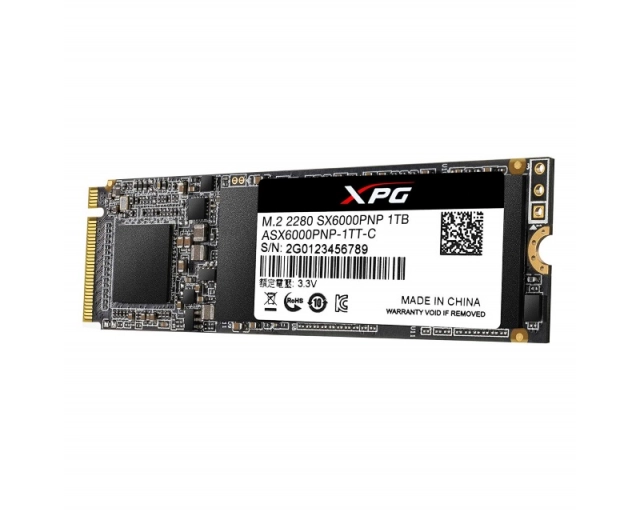 A-DATA 1TB M.2 PCIe Gen 3 x4 NVMe ASX6000PNP-1TT-C SSD 