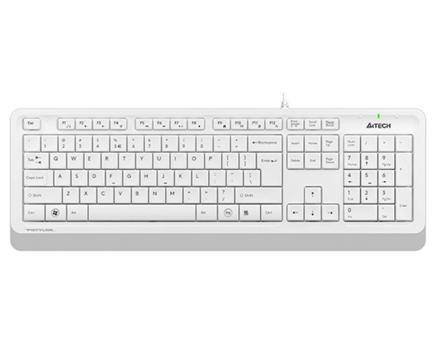 A4 TECH FK10 FSTYLER USB US bela tastatura 