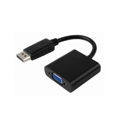 Adapter E-Green DisplayPort - VGA D-sub M/F crni