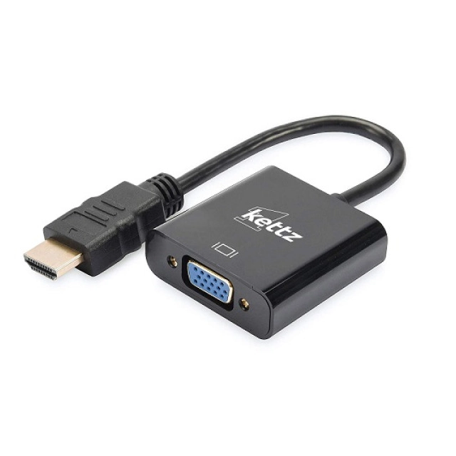 Adapter Kettz HV-4500 HDMI-VGA M/F