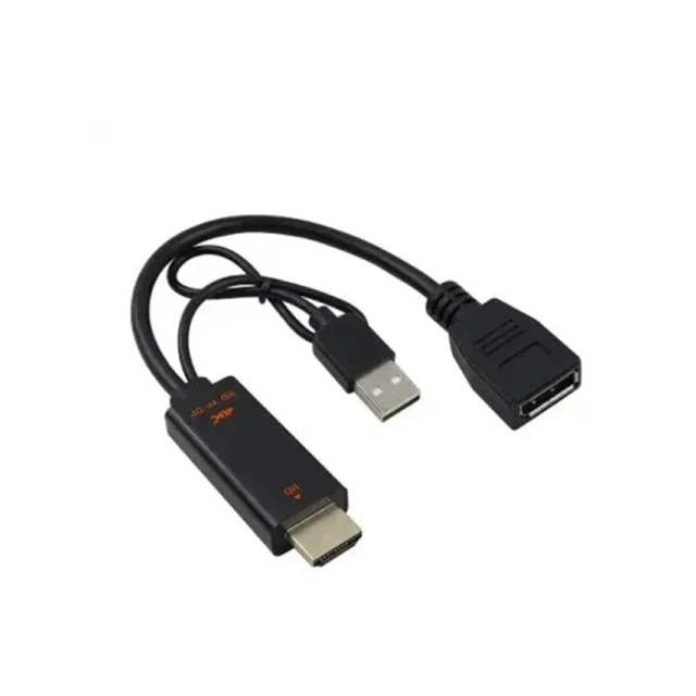 Adapter konverter HDMI M. na Displayport M.F. Kettz H2DP-023 0.23CM 4K60Hz