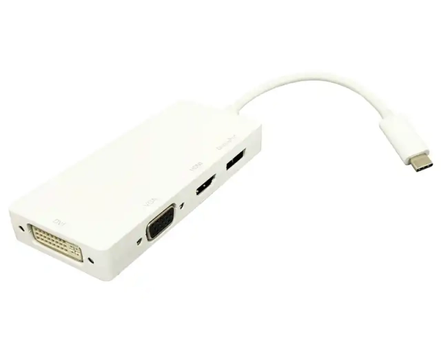 Adapter koverter USB Tip C 3.2 - Displayport/HDMI/VGA E-Green