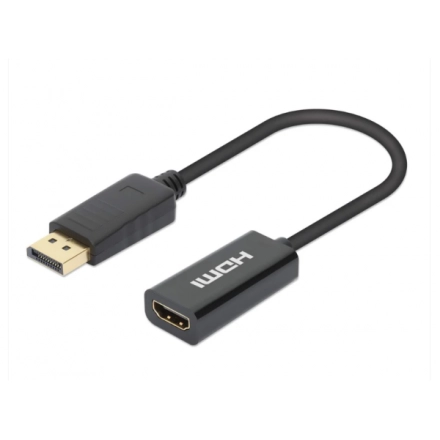 Adapter Manhattan 153713 Displayport - HDMI M/F 4K/60Hz