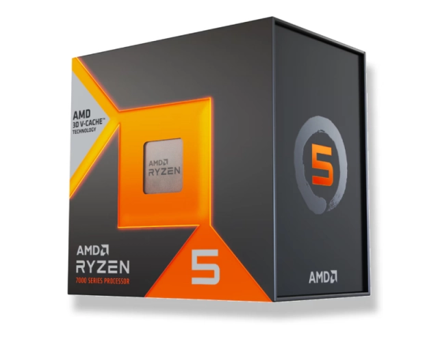 AMD CPU Desktop Ryzen 5 6C/12T 7500X3D (4.5GHz,102MB,65W,AM5) box, with Radeon Graphics