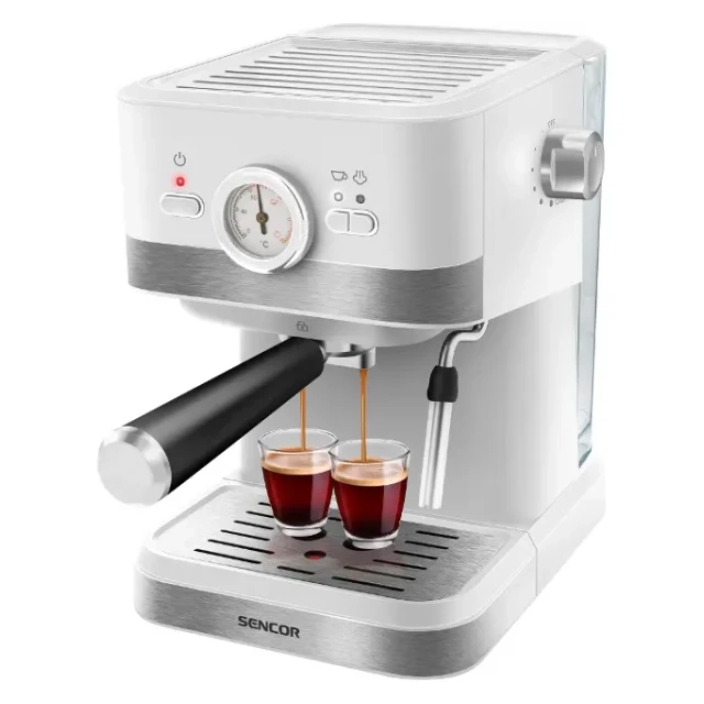 Aparat za espresso Sencor SES 1720WH/mlevena/1.5L/1050W/bela