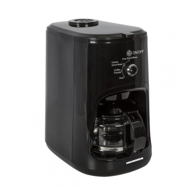 Aparat za filter kafu HEINNER HCM-900RBK/900W/sa mlinom