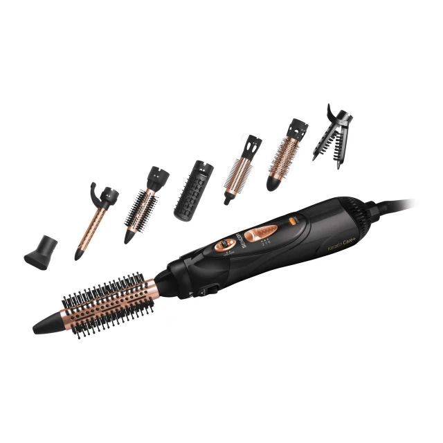 Aparat za uvijanje kose Sencor SHS 8550BK/snaga 1000W/7 nastavaka/crna