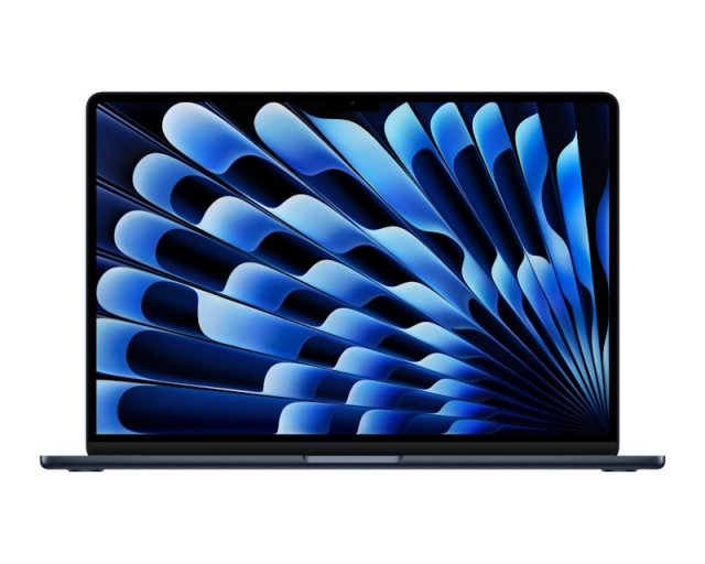 APPLE MacBook Air 15.3 inch M4 10-core CPU 10-core GPU 16GB 256GB SSD Midnight (MW1L3)