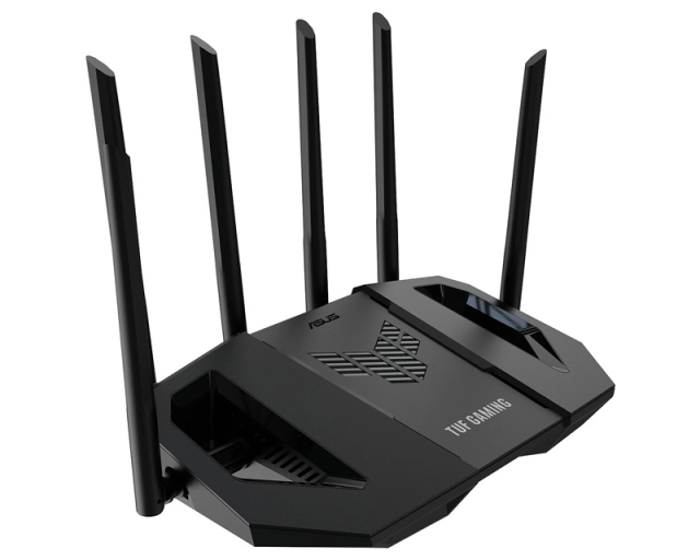 Bežicni ruter ASUS TUF-BE6500 Wi-Fi/BE6500/5764 Mbps/688 Mbps/USB3.2/6 eksternih antena/crna