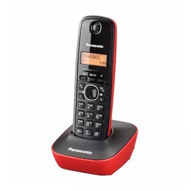 Bežični telefon Panasonic KX-TG1611SPR crveni