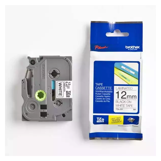 Brother traka TZE231 12mm B/W