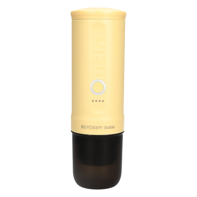 BUYDEEM Nano Espresso Machine, model OTEM-01, color Mellow Yellow