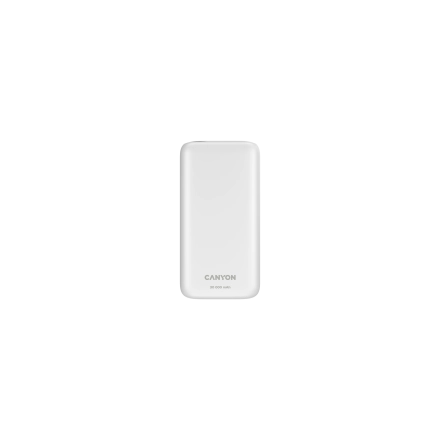 CANYON power bank PB-301 LED 30000 mAh PD 20W QC 3.0 White
