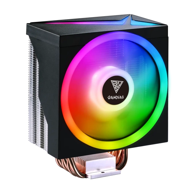 CPU Cooler Gamdias Boreas RGB  M1-610 (1700/2011/1200/AM4/AM5)TDP 180W