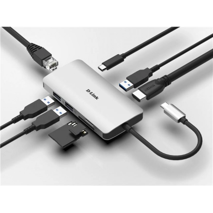 D-link USB-C Hub 8 in 1 DUB-M810