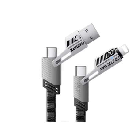 DATA kabl Remax RC-C189 3.1 USB/TIP C/Iphone 65W 1m crna