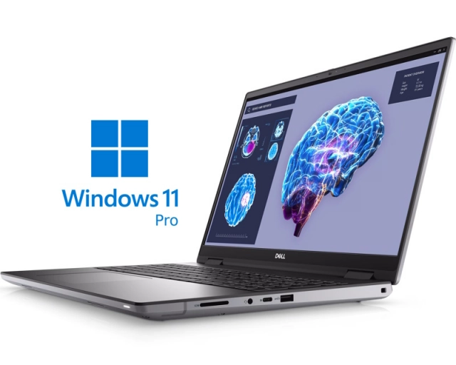 DELL Precision M7680 16 inch FHD+ 500nits i9-13950HX 32GB 1TB SSD RTX 3050 12GB Backlit FP SC Win11Pro 3yr ProSupport laptop