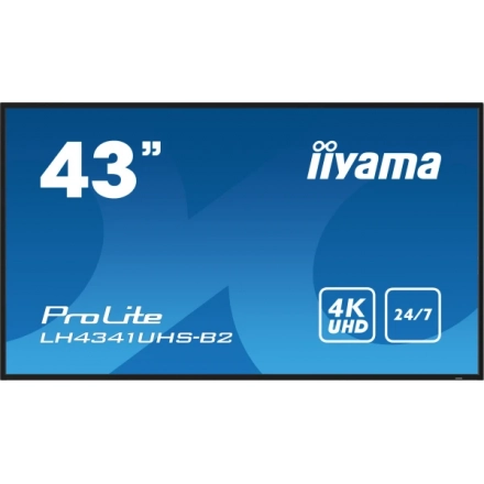 Digitalni ekran 43" Iiyama LH4341UHS-B2 IPS 3840x2160/8ms/HDMI/VGA/USB/zvucni