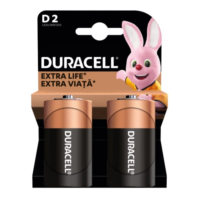 Duracell alkalne baterije D DUR-LR20/BP2