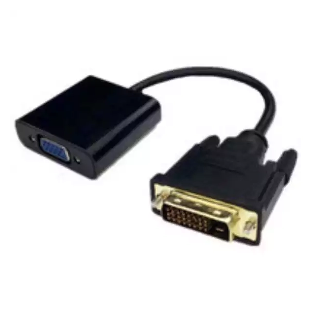 E-GREEN Adapter DVI-D (M) - VGA (F) crni 