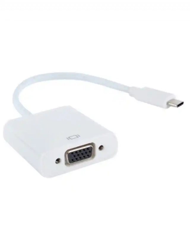 E-GREEN Adapter USB 3.1 tip C (M) - VGA (F) beli 