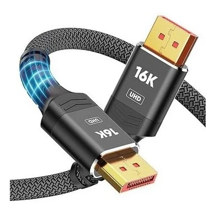 E-Green Kabl DisplayPort 2.1 M/M 16K/80Hz 2m, crni