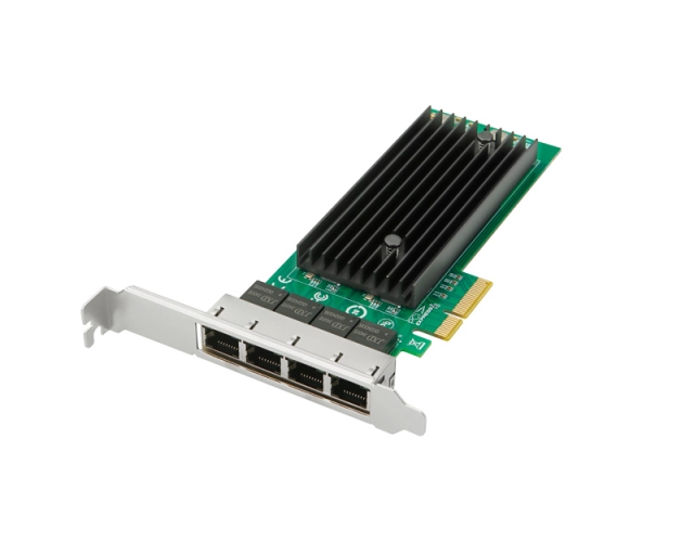 E-GREEN PCI-Express x4 kontroler na 4-porta 2.5 Gigabit Ethernet (Intel I226) 