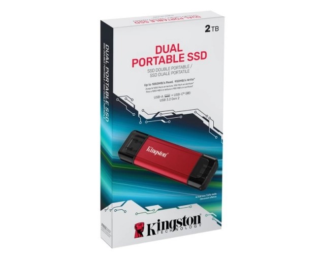Eksterni Dual Portable SSD 2TB Kingston SPSD/2TB