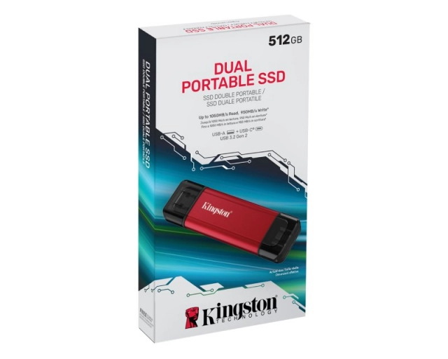 Eksterni Dual Portable SSD Kingston SPSD/512GB