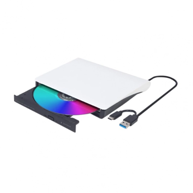 Eksterni USB CD i DVD čitač-rezač USB3.1 DVD-USB-031-BW