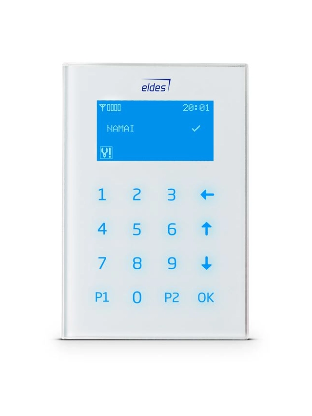 ELDES LCD šifrator žični EKB2 beli 