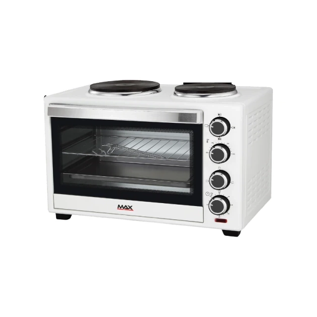 Električni šporet stoni mini MAX  MMO-38L-H300W  širina 53cm/2x strujna ringla
