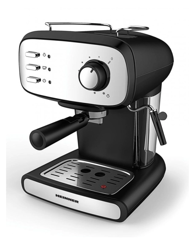 Espresso aparat HEINNER  HEM-1100BKX 15bar/1,25l