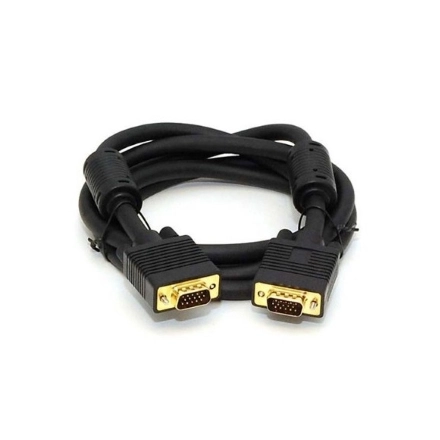 FAST ASIA Kabl VGA M/M 5m HQ feritno jezgro crni 