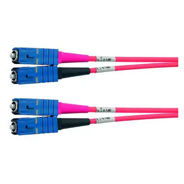 Fiber patch kabl T-SC/SC multimode duplex 50/125um 2m Telegartner L00881C0004
