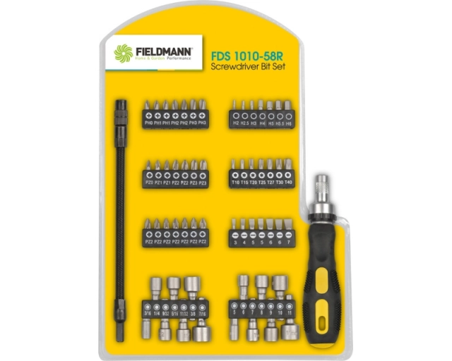 FIELDMANN FDS 1010-58R Set bitova sa odvijačem 