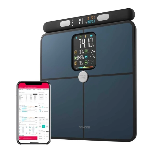 Fitnes smart vaga Sencor SBS 9102BK/LCD/crna