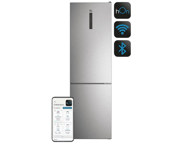 Frižider HOOVER HOCE7620DX Eco Power kombinovani visina 200cm/zapremina 258l+119l
