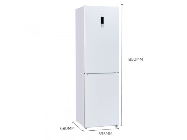 Frižider TCL RP409BWD0EE/samostojeci/kombinovani/Total No Frost/D/409L/185x59,5x68cm/bela