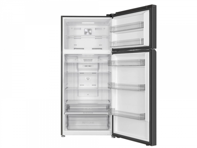 Frižider TCL RP465TSE1/samostojeci/kombinovani/TopFreezer/Total No Frost/E/465L/185x70,6x68,6cm/siva