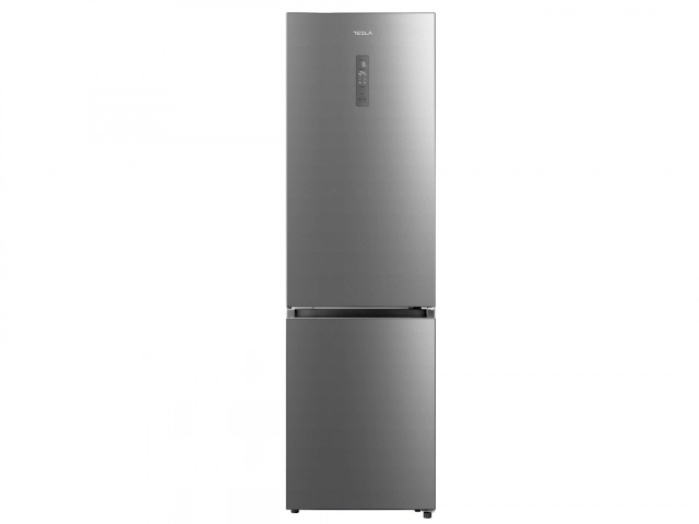 Frižider TESLA RC3800FMX kombinovani/Total No Frost/Metal cooling/E/256L+122L/59,5x66x201cm/inox