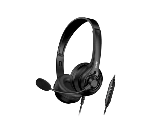 GENIUS HS-235U AI USB slušalice sa mikrofonom crne 