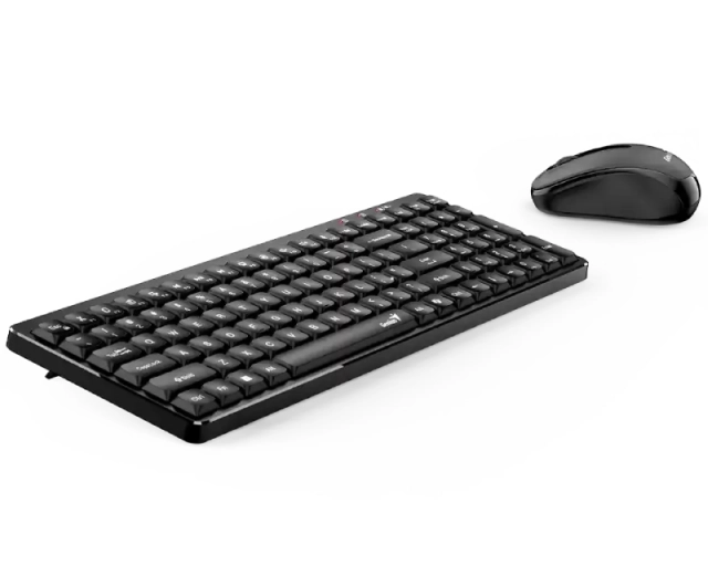 GENIUS LuxeMate Q8100 Wireless USB YU crna tastatura + miš 