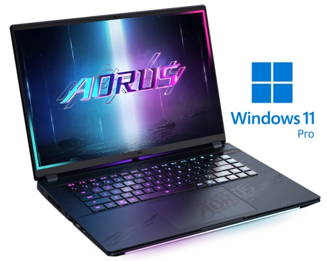 GIGABYTE AORUS MASTER 16 BXH 16 inch QHD+ OLED 240Hz 500nits Core Ultra 9 275HX 32GB 1TB SSD GeForce RTX 5070 Ti 12GB RGB Backlit Win11Pro gaming laptop 