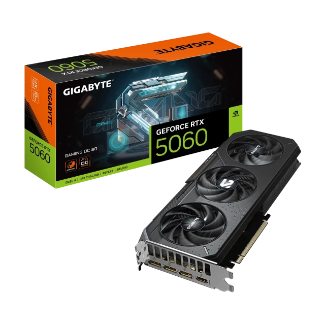 GIGABYTE nVidia GeForce RTX 5060 GAMING 8GB 128bit GV-N5060GAMING OC-8GD rev. 1.0 grafička karta