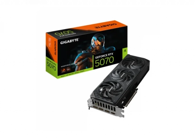 Gigabyte RTX 5070 Windforce 12GB OC SFF GDDR7, GV-N5070WF3OC-12GD