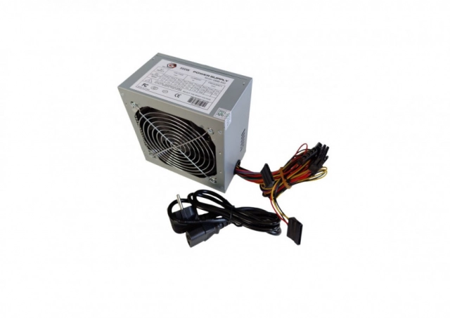 GMB-500-12 bez kutije ** Gembird napajanje 500W 12cm FAN, 20+4pin, 4pin12V, 2xSATA 2xIDE 4-pin (983)