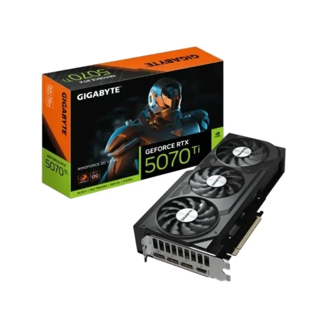 Graficka karta Gigabyte GeForce RTX 5070 Ti WINDFORCE OC V2 16GB