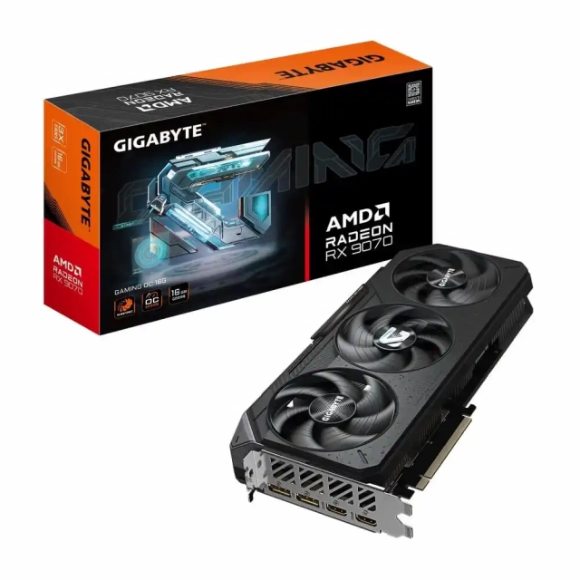 Graficka karta GIGABYTE GV-R9070GAMING OC-16GD AMD/16GB/GDDR6/256 bit/crna